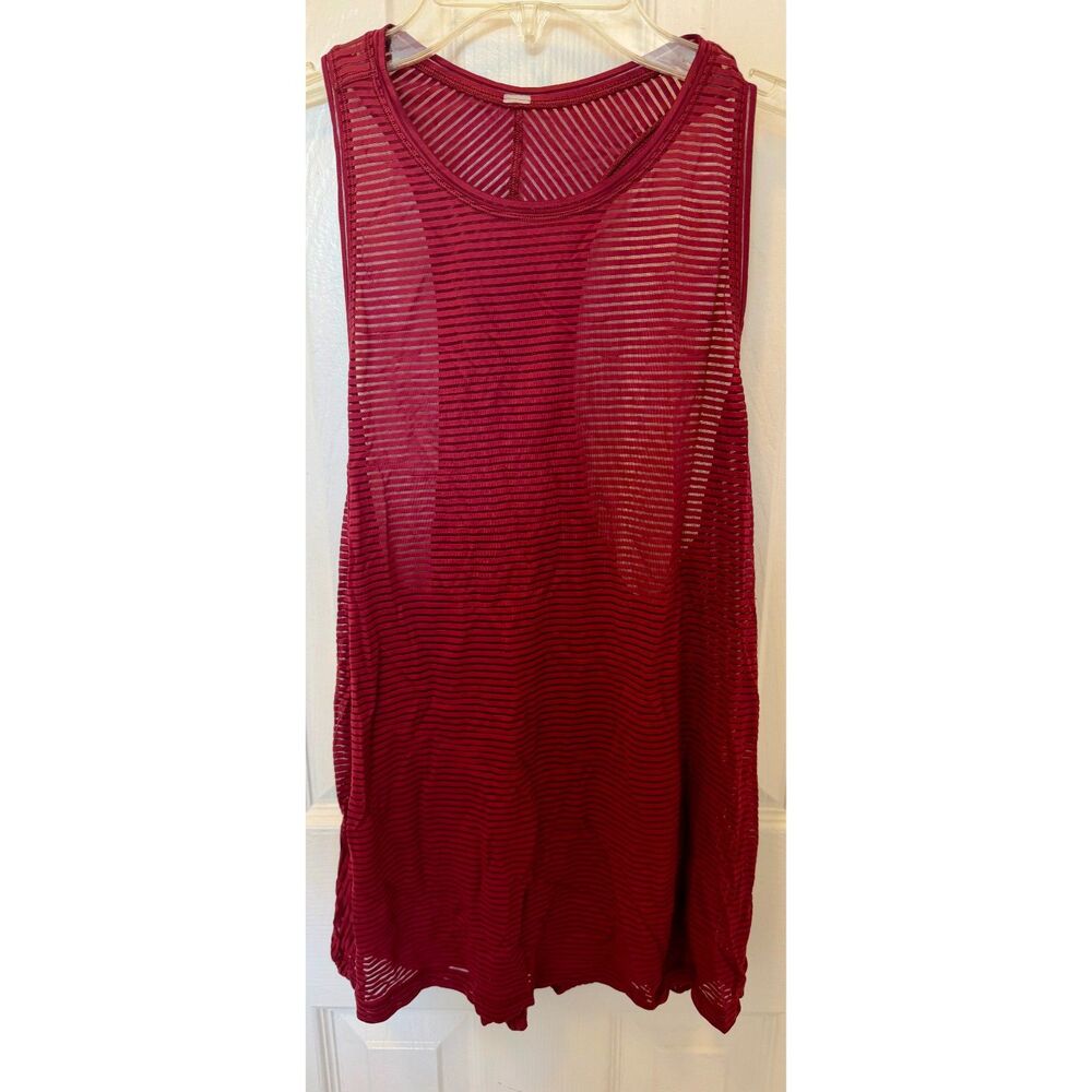 Lululemon Miles Ahead Tank Ruby Wine No Size Fits as Small See Measurements